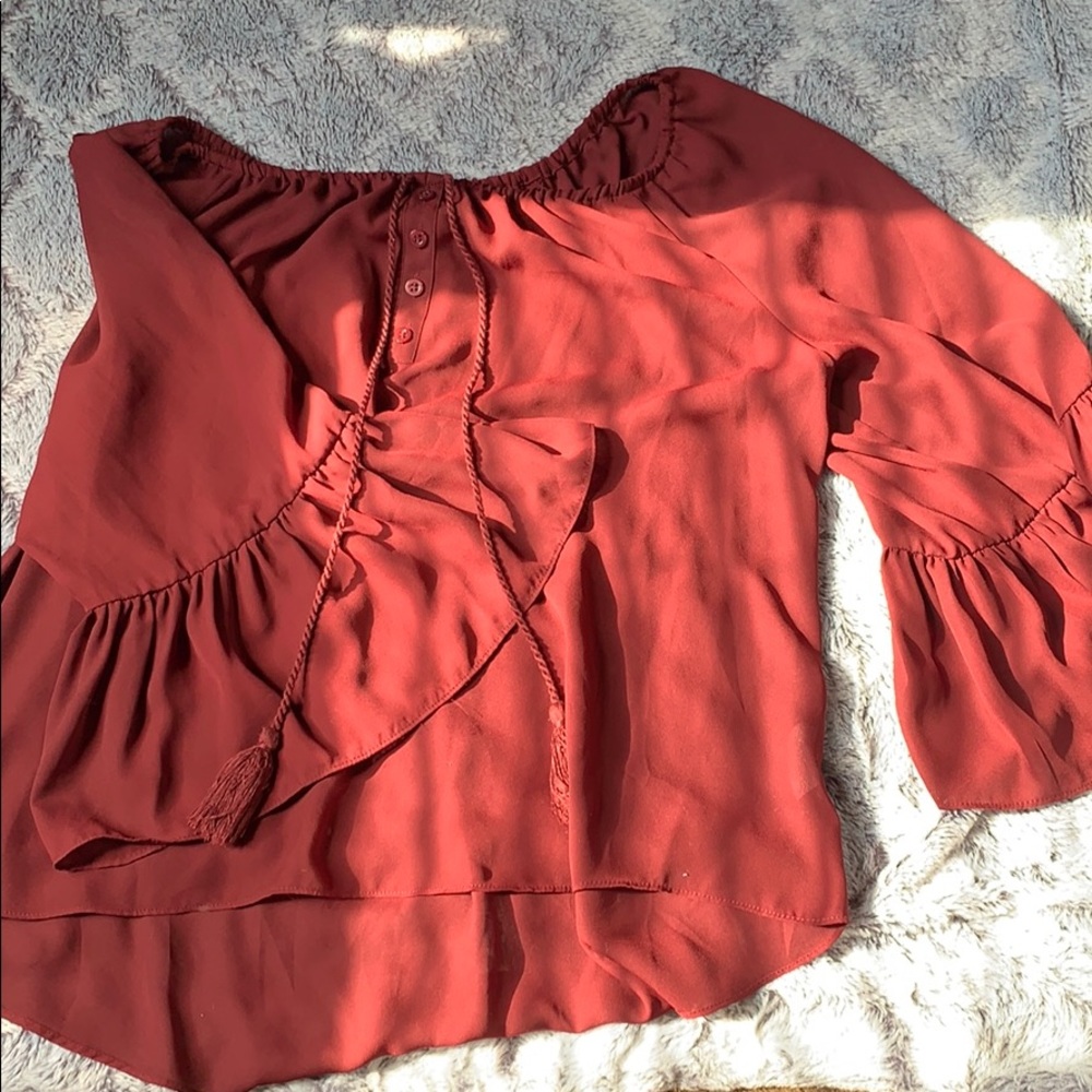 off the shoulder blouse